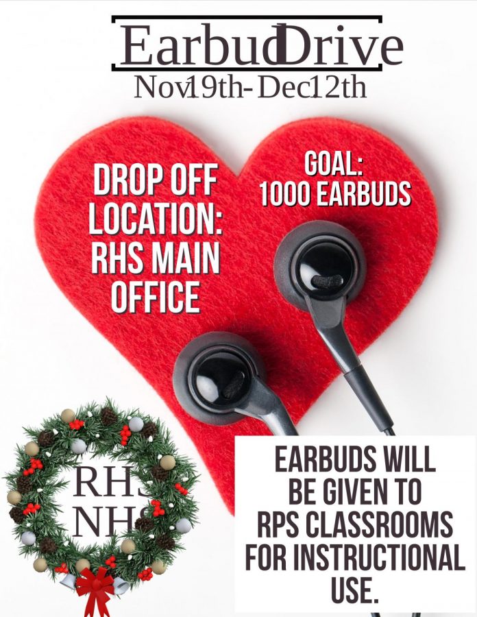 NHS helping teachers by holding earbud fundraiser