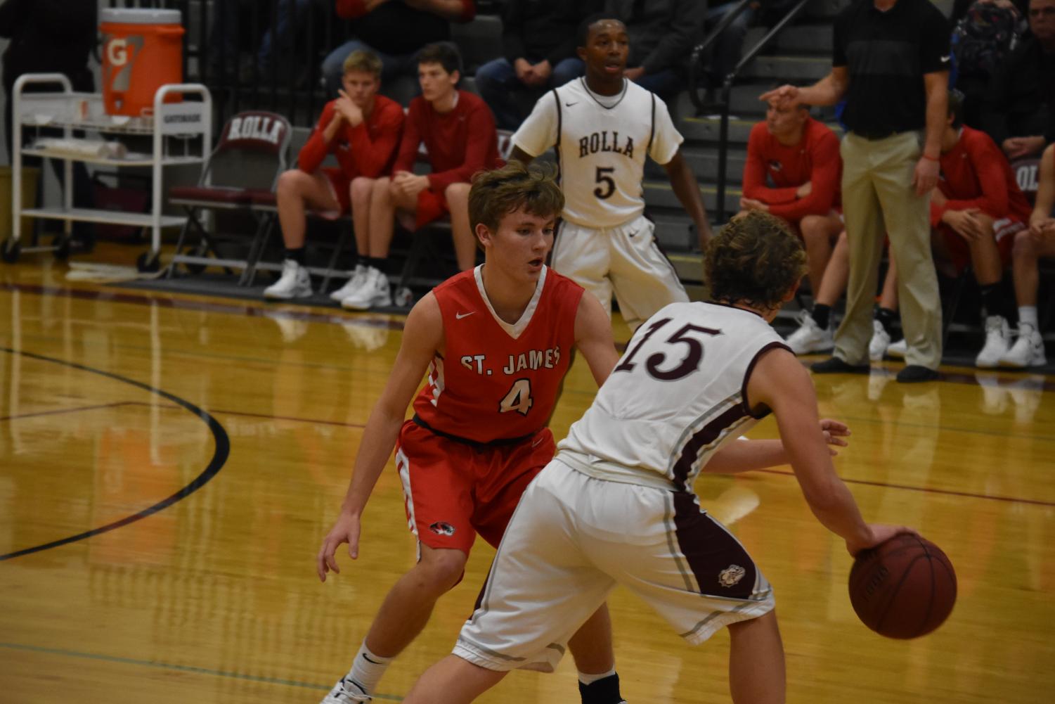 Photo gallery: boys basketball wins over St. James