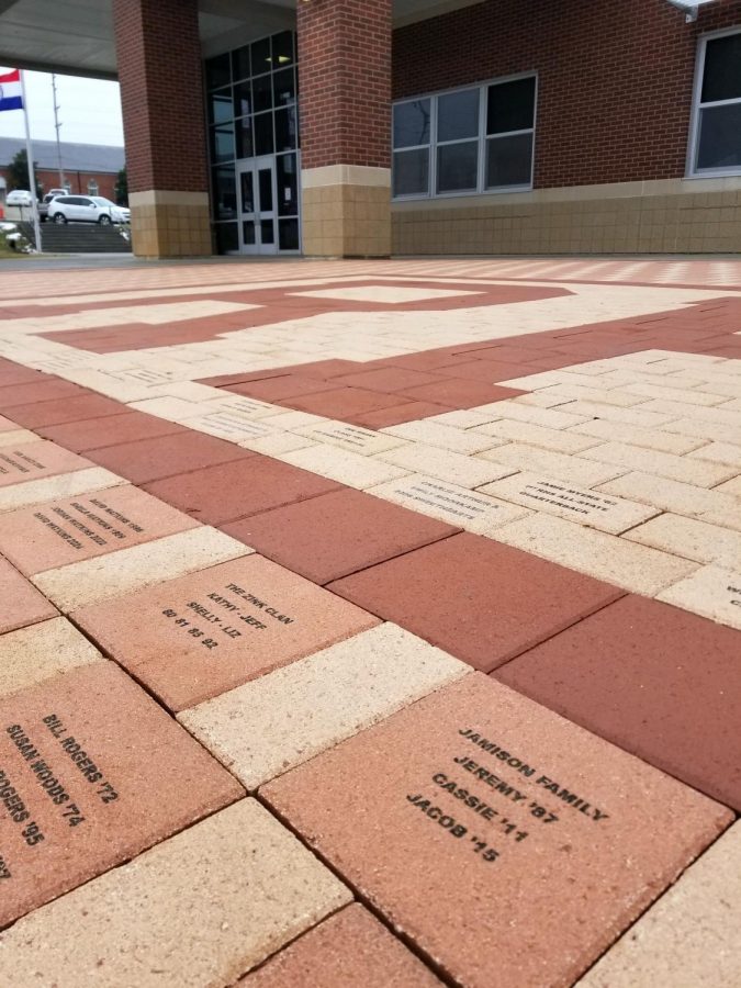 RHS’ brick display is a dedication for past,  present students