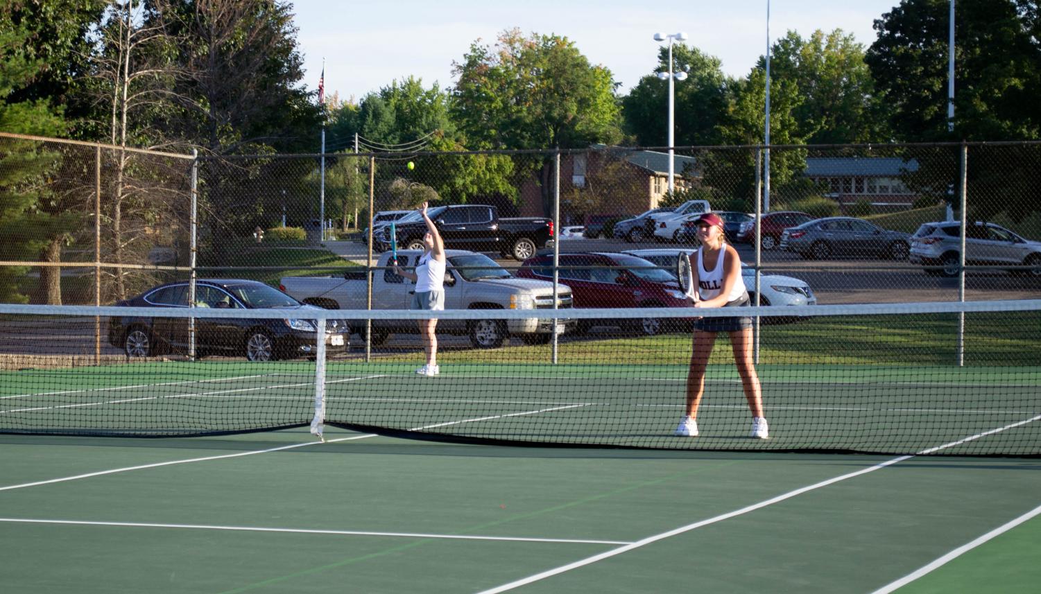 Girls+tennis+team+wins+on+senior+night