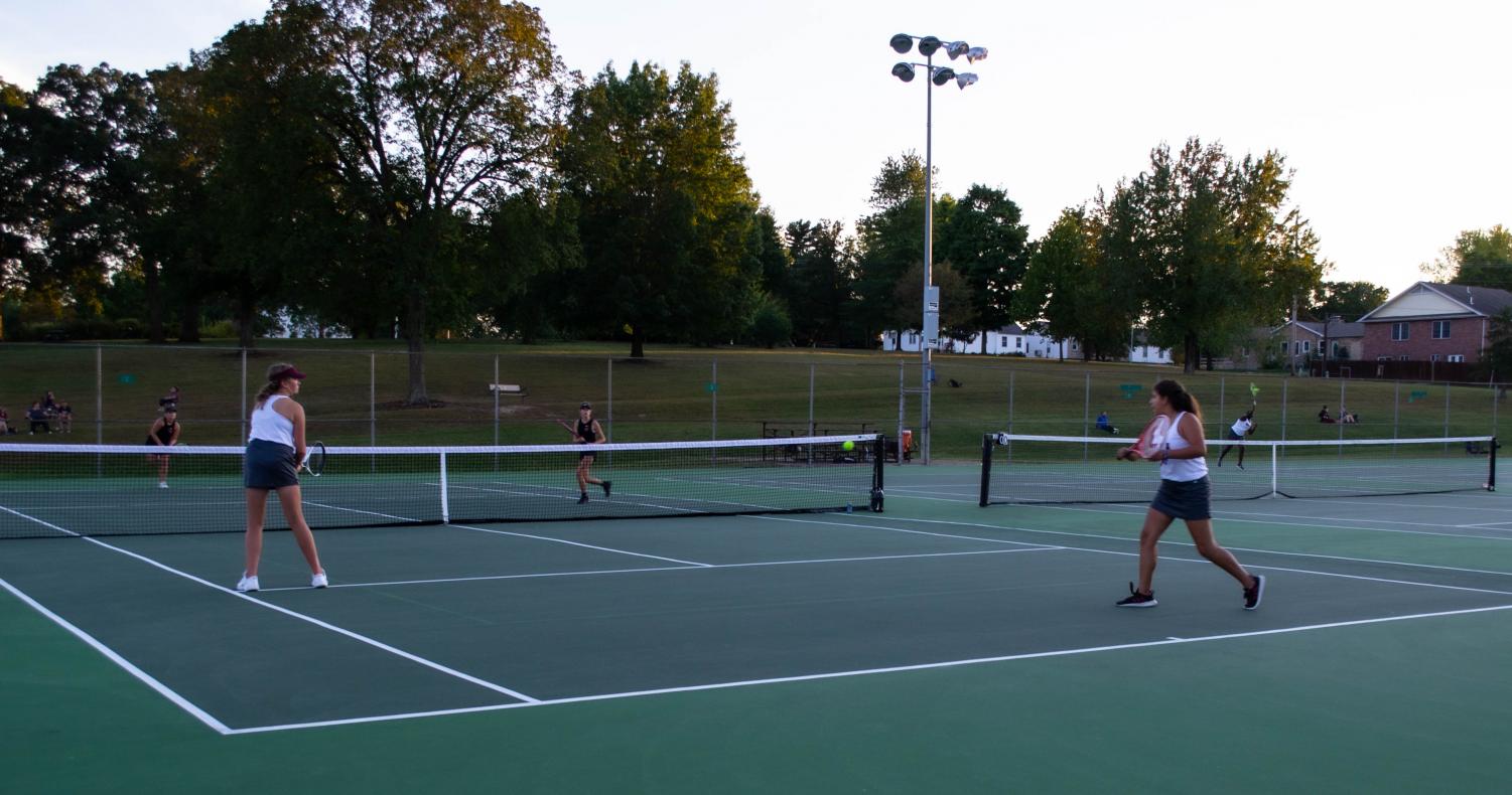 Girls+tennis+team+wins+on+senior+night