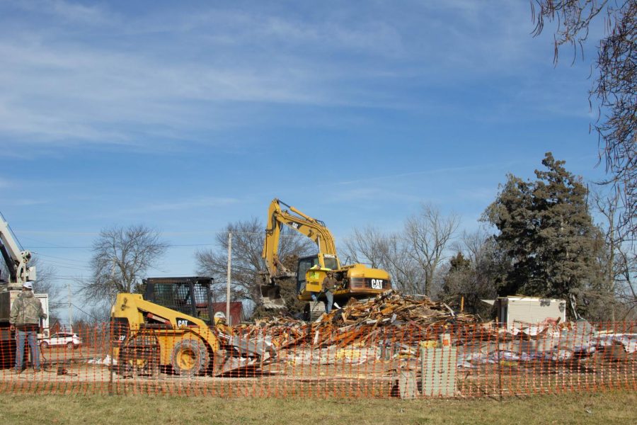 High School Becomes Building Site