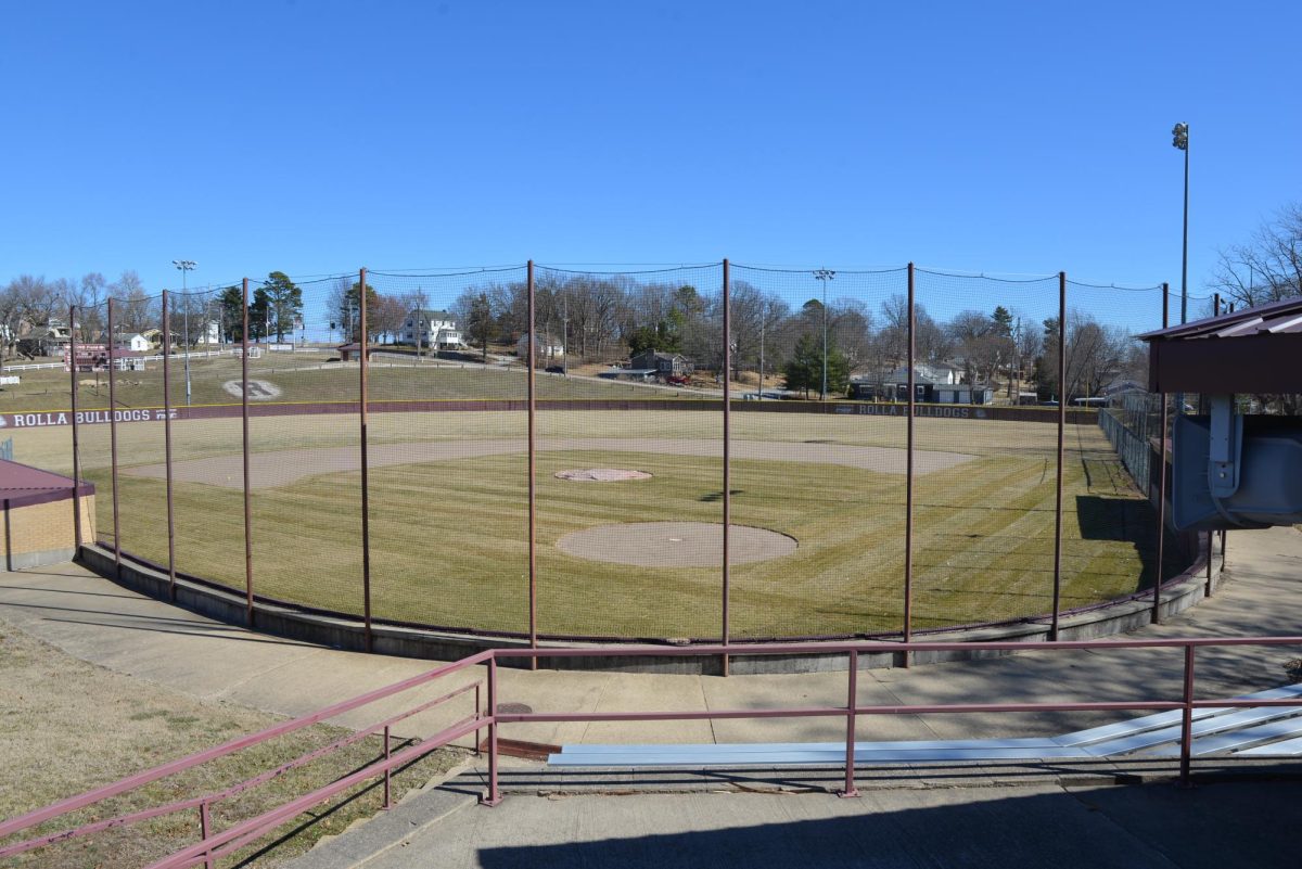 Baseball infield receives facelift