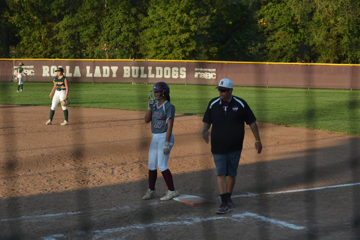 Courtesy photo of former softball field by 2023 Sports Editor Abby Kestle