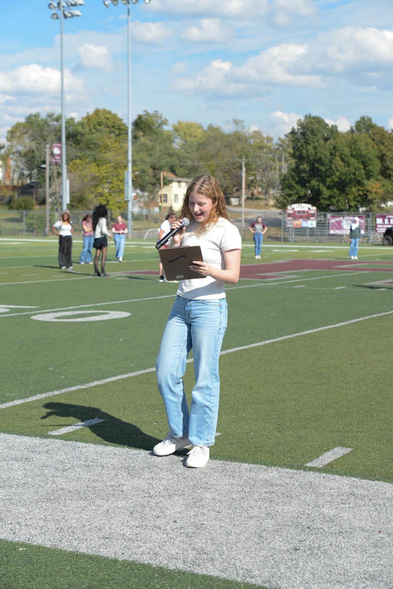 Photo Gallery: Homecoming pep assembly and powderpuff game