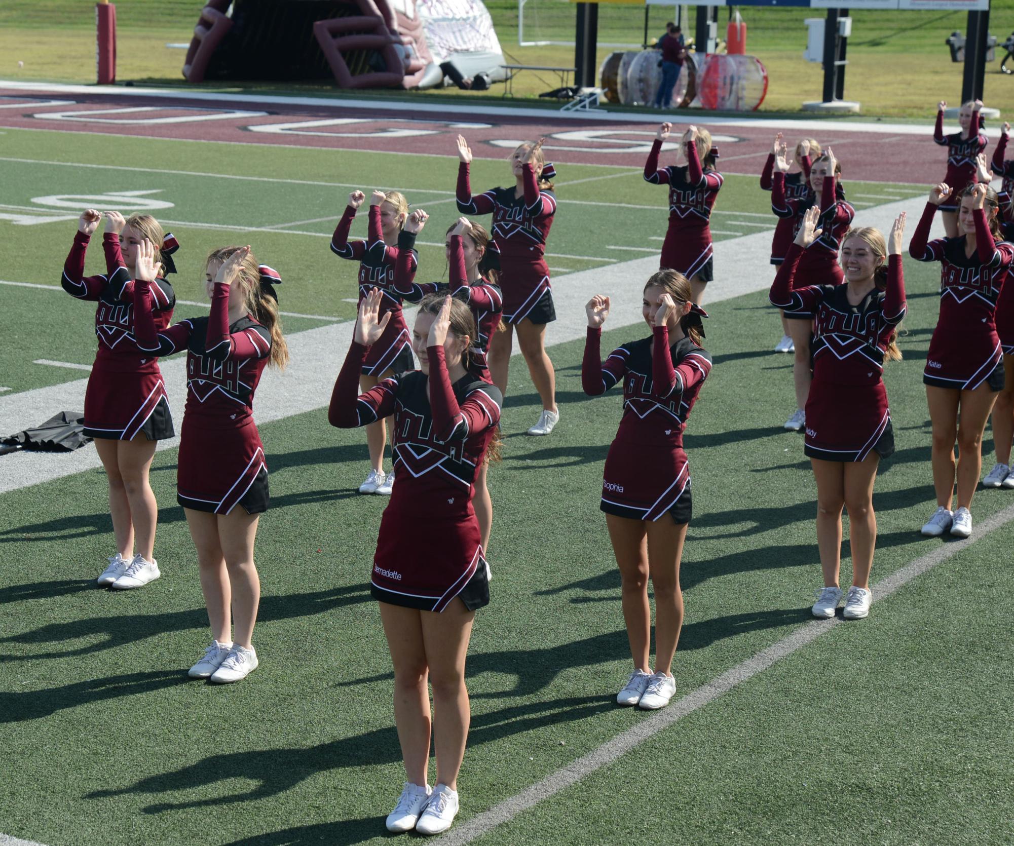 Photo Gallery: Homecoming pep assembly and powderpuff game