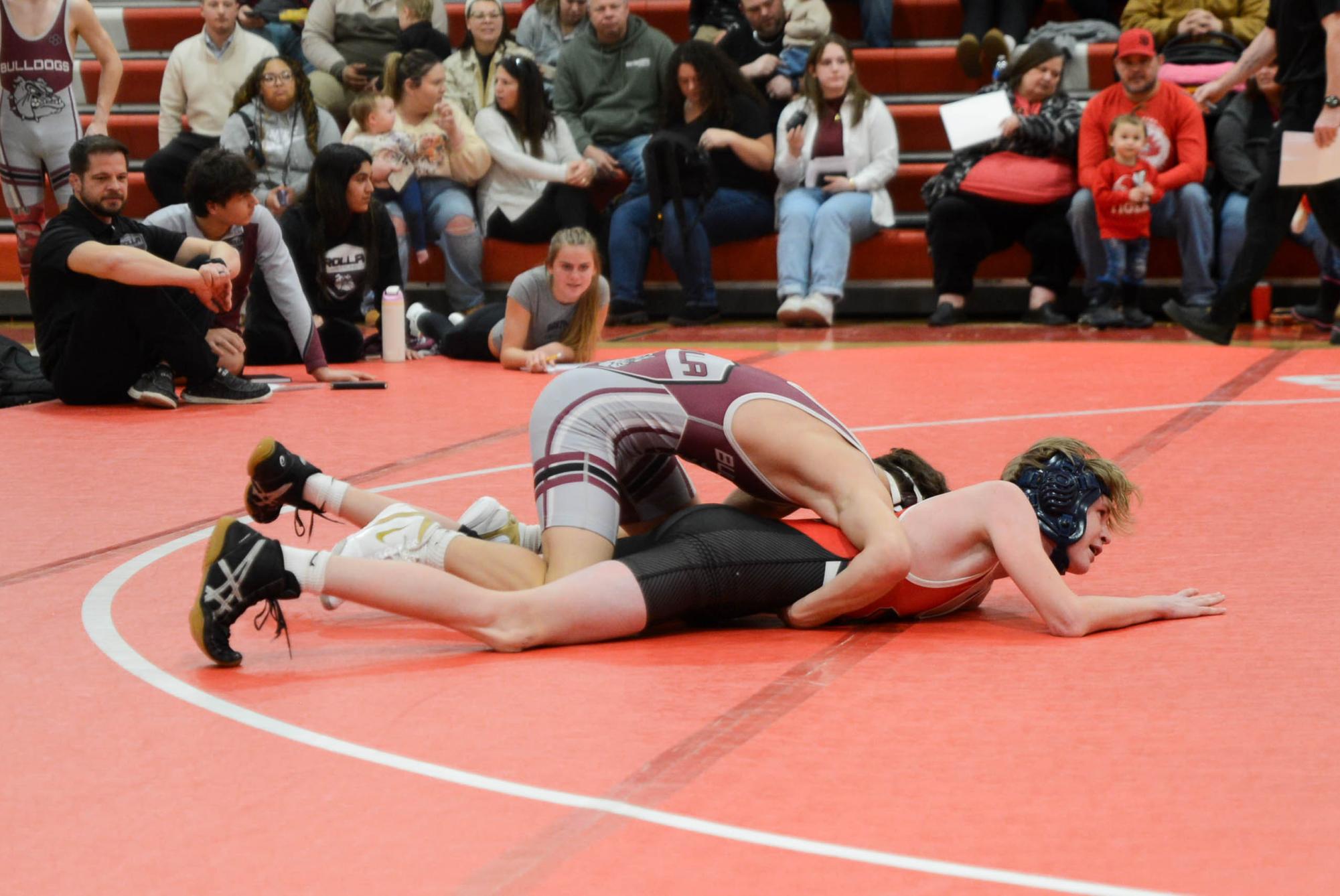 One goal at a time: JV wrestling wraps up season
