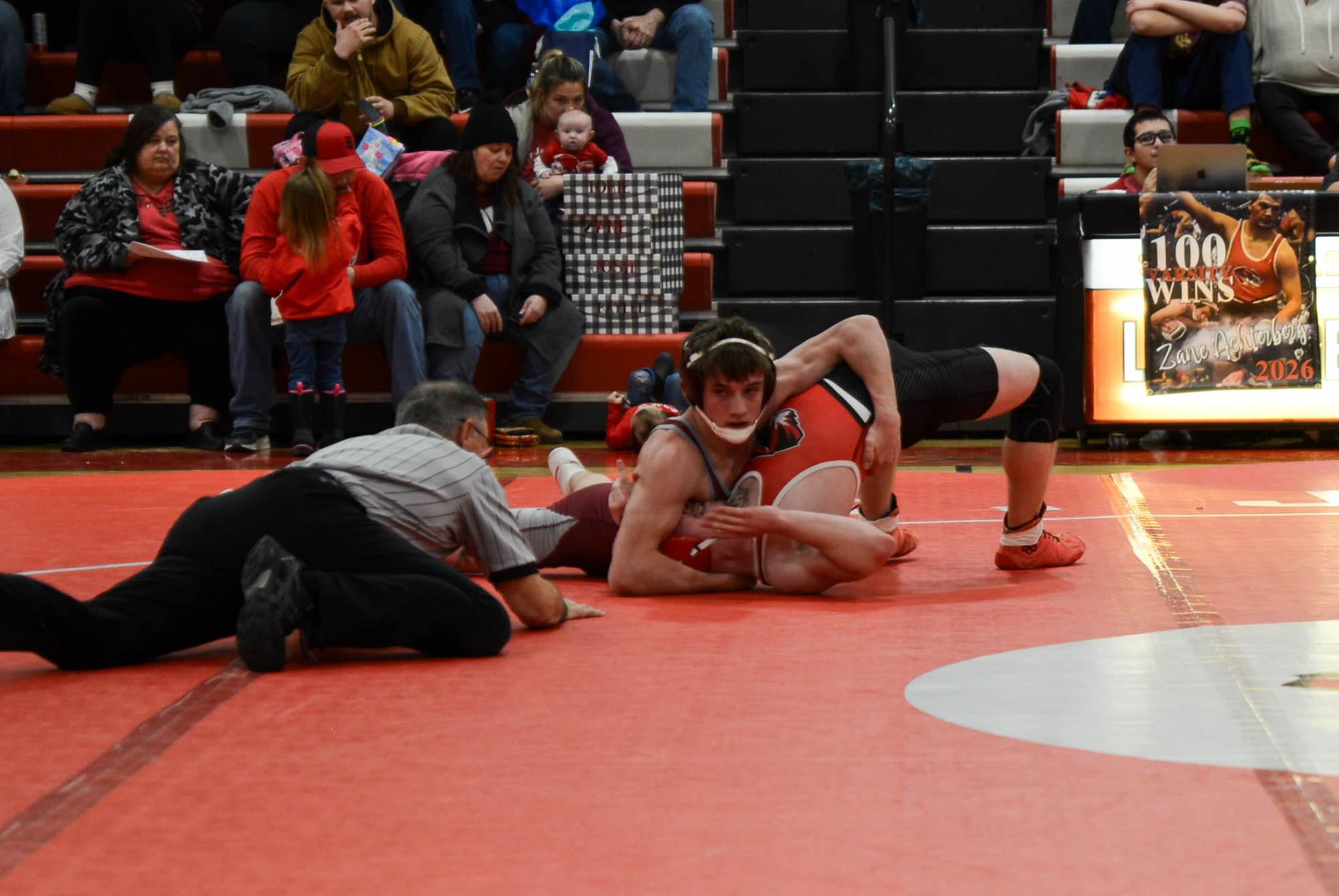 One goal at a time: JV wrestling wraps up season