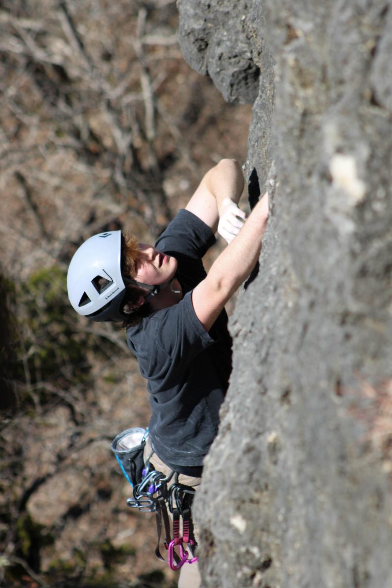RHS students reach for their peak through rock climbing